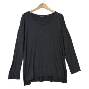 Banana Republic Sweater Womens L Black Round Neck Pullover Long Sleeve Capsule